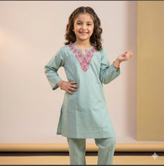 Shahana kids emb lawn 2pc